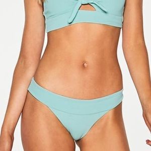 L*SPACE VERONICA BIKINI BOTTOMS LIGHT TURQUOISE